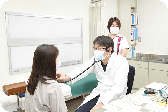 体調の不安や小さな悩みも気軽に相談できる、アットホームで話しやすい雰囲気が魅力
