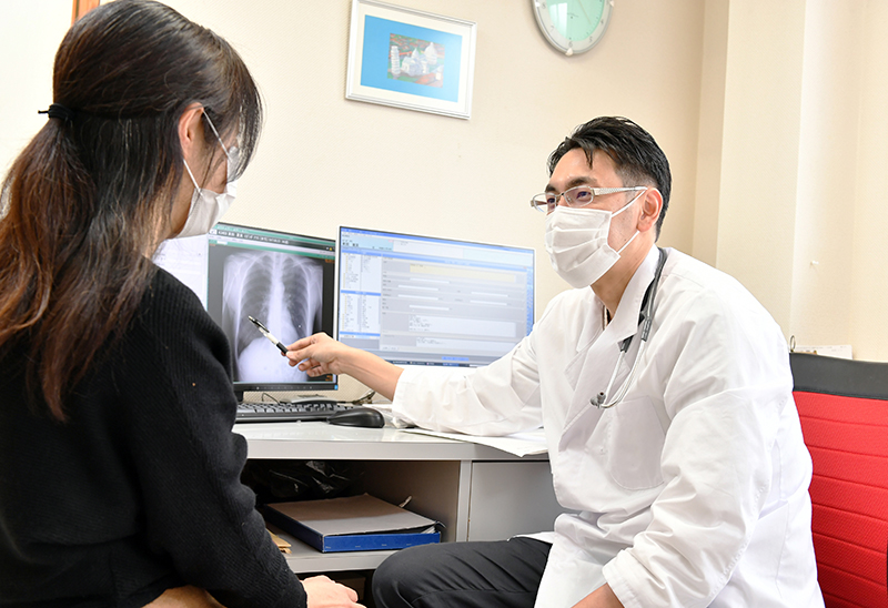 治療方針等納得できるまで説明を受けられます