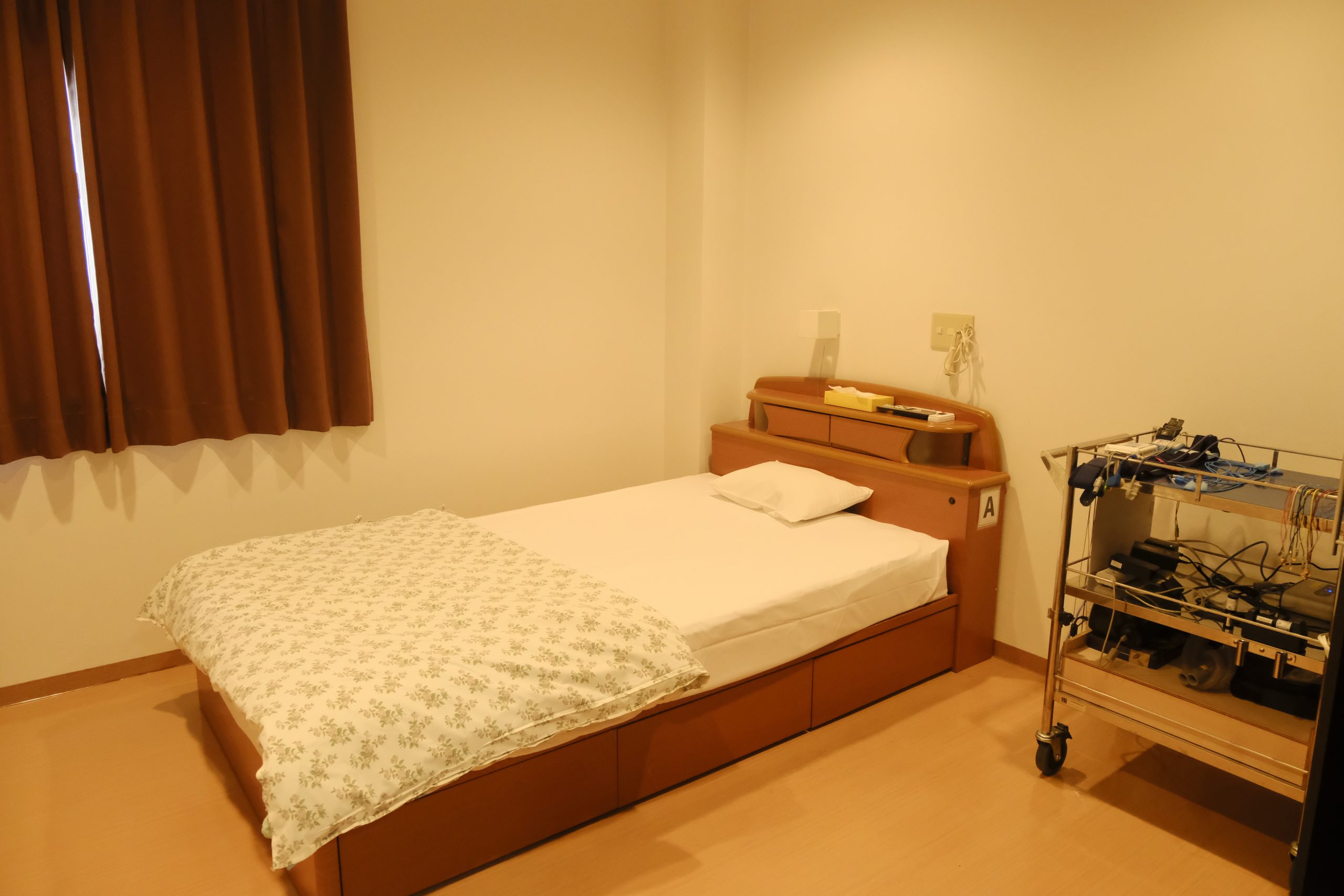 睡眠時無呼吸症候群の検査で一泊できる施設が可能です